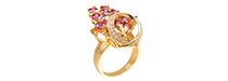 Nhẫn đá quý vàng 18K